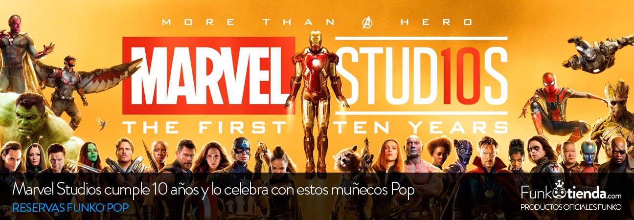 Marvel Studios cumple 10 años y lo celebra con estos muñecos Pop
