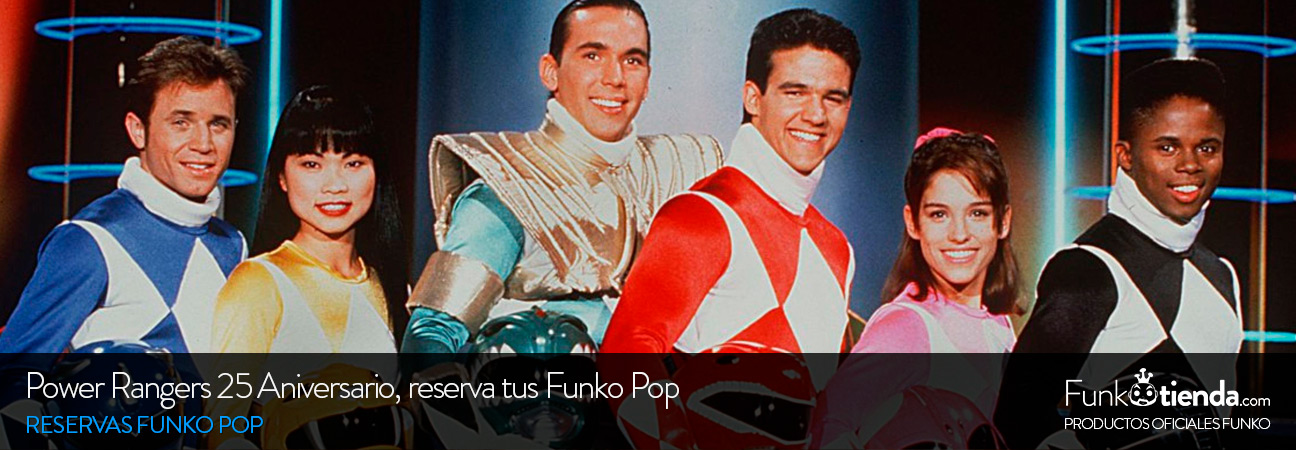 Power Rangers 25 aniversario: reserva tus Funko Pop