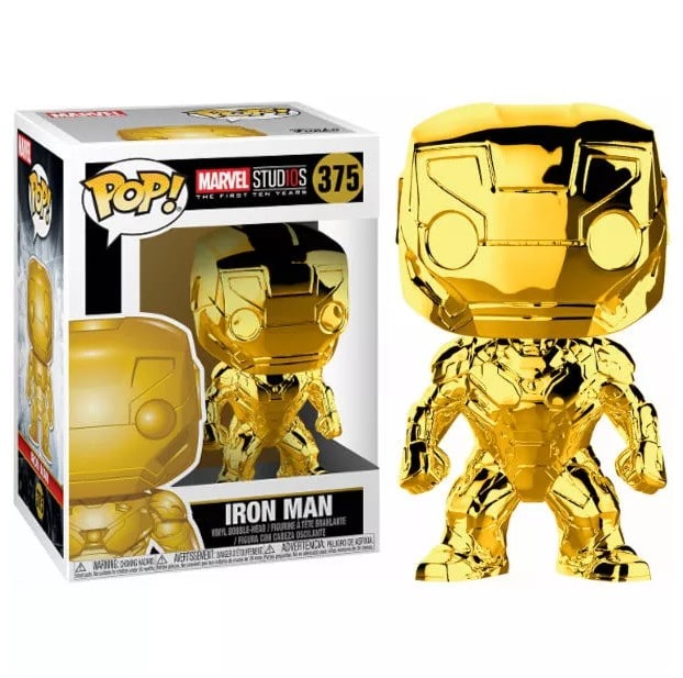 La base de datos Diacrítico Ídolo Funko Pop Iron Man Cromado Oro 😍 | Funko Tienda