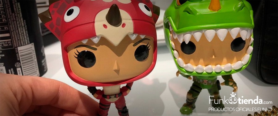 Funko Pop Fortnite skins dinosaurios