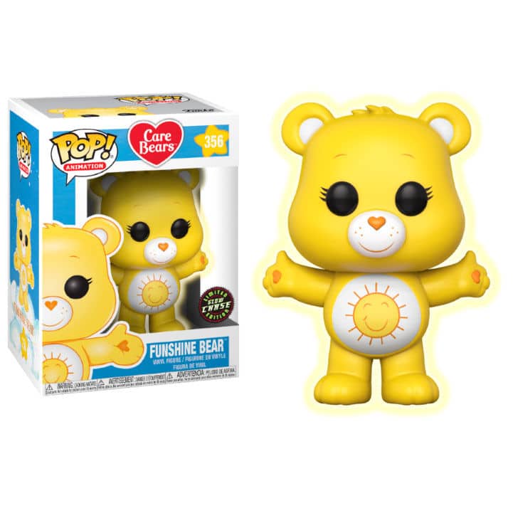 Pop care. Funshine. Фигурка Funko Pop! Care Bears: озорник (Chase) 26719.