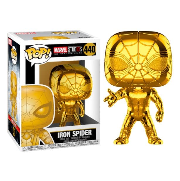 Funko Pop SpiderMan Cromado Oro Funko Tienda