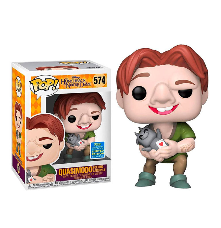 Funko Pop Quasimodo sujetando Gargola Funko Tienda