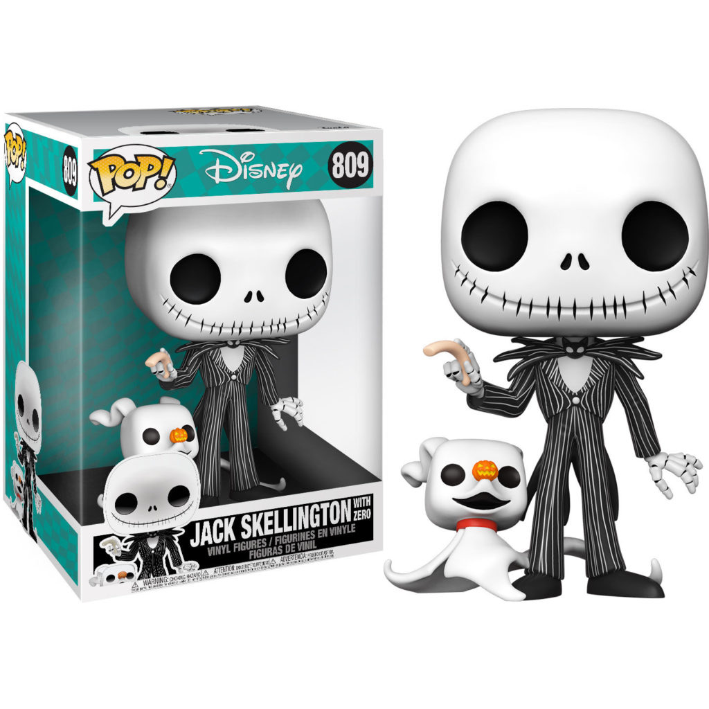 Funko Pop Pesadilla Antes de Navidad Jack con Zero 25cm 朗