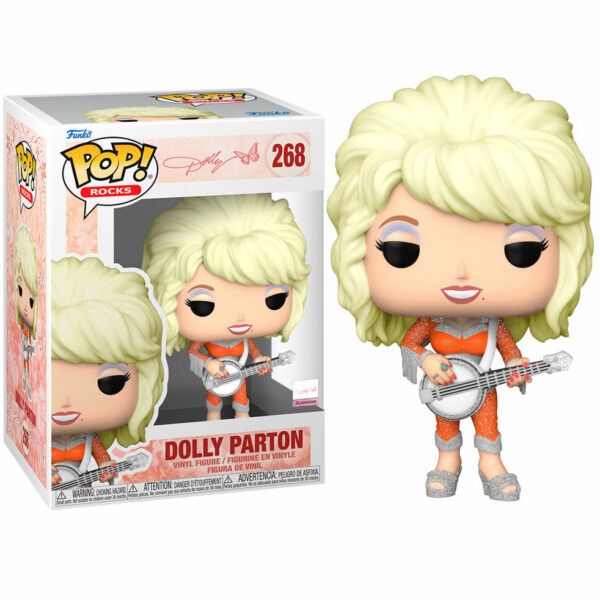 Funko Pop! Rocks Dolly Parton 351 Original Colecionavel - Moça do Pop - Funko Pop é aqui