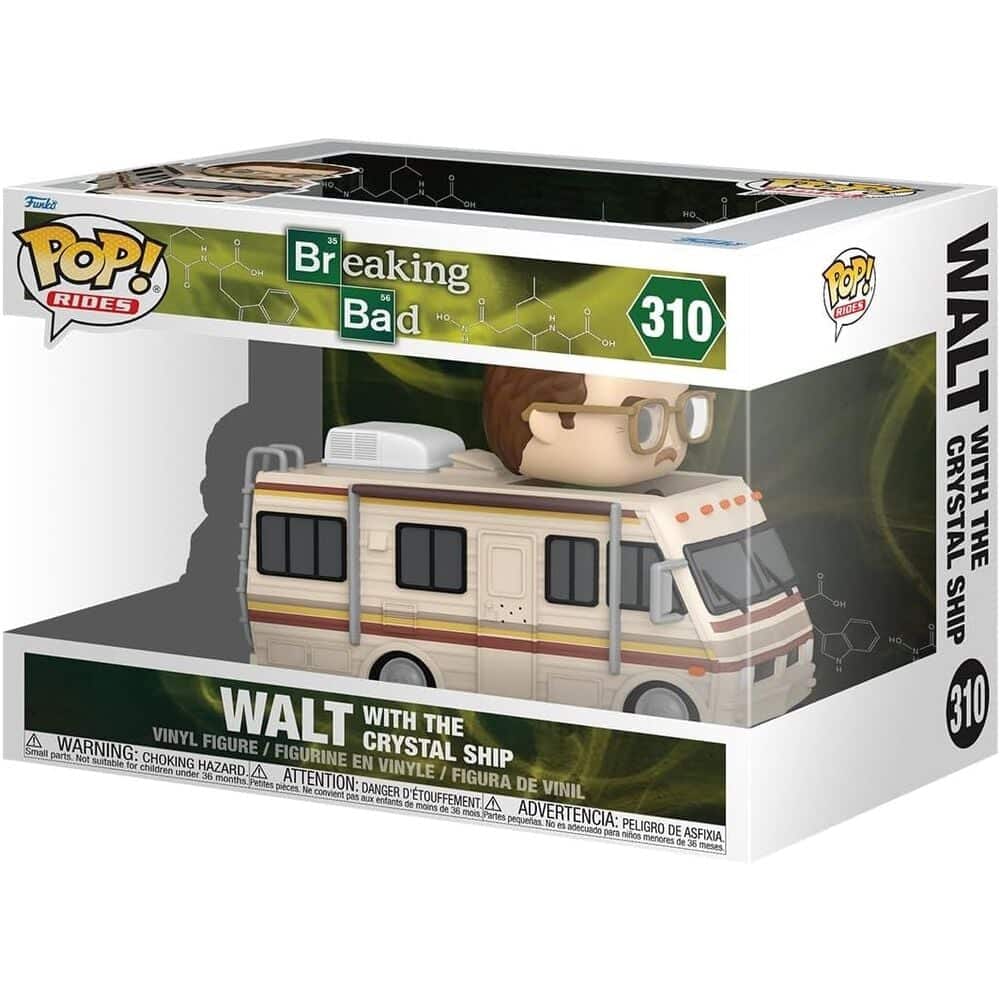 Funko Pop Rides Deluxe Breaking Bad Walt with The Crystal Ship