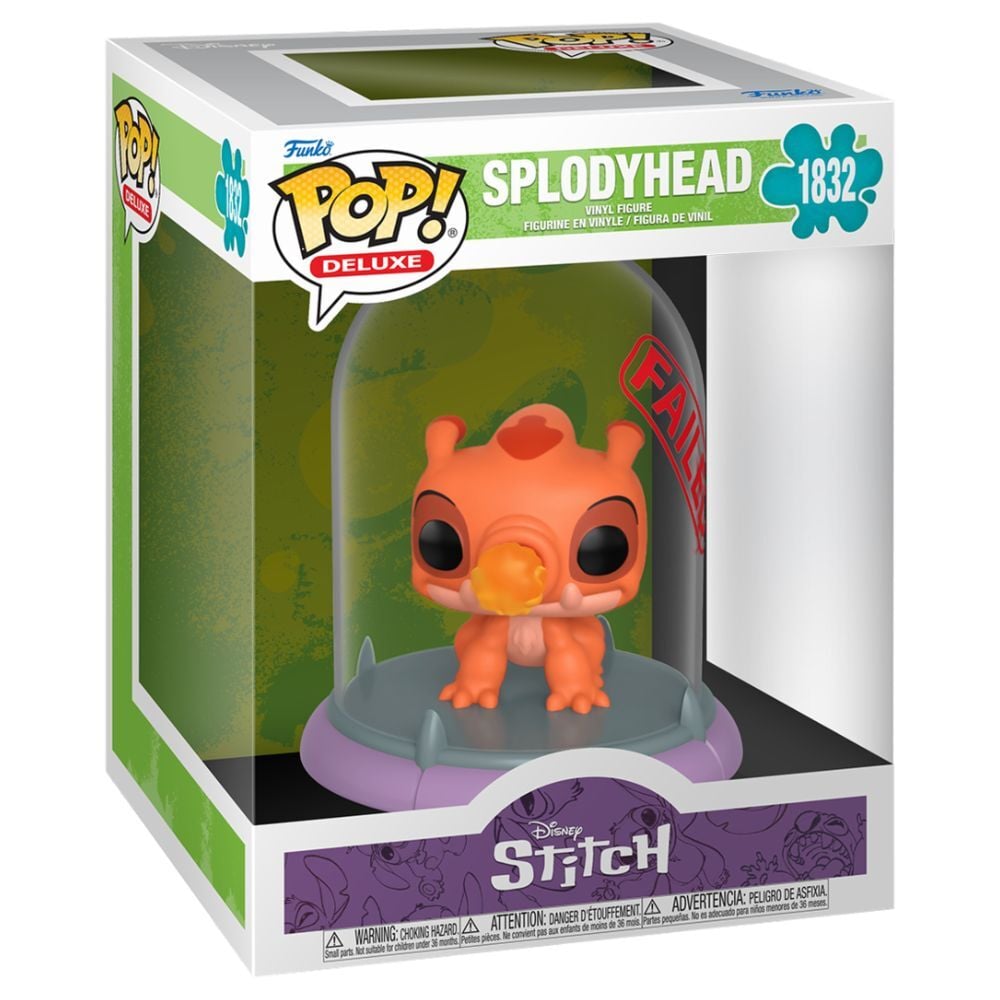 Funko Pop Deluxe Disney Stitch Experimentos Splodyhead